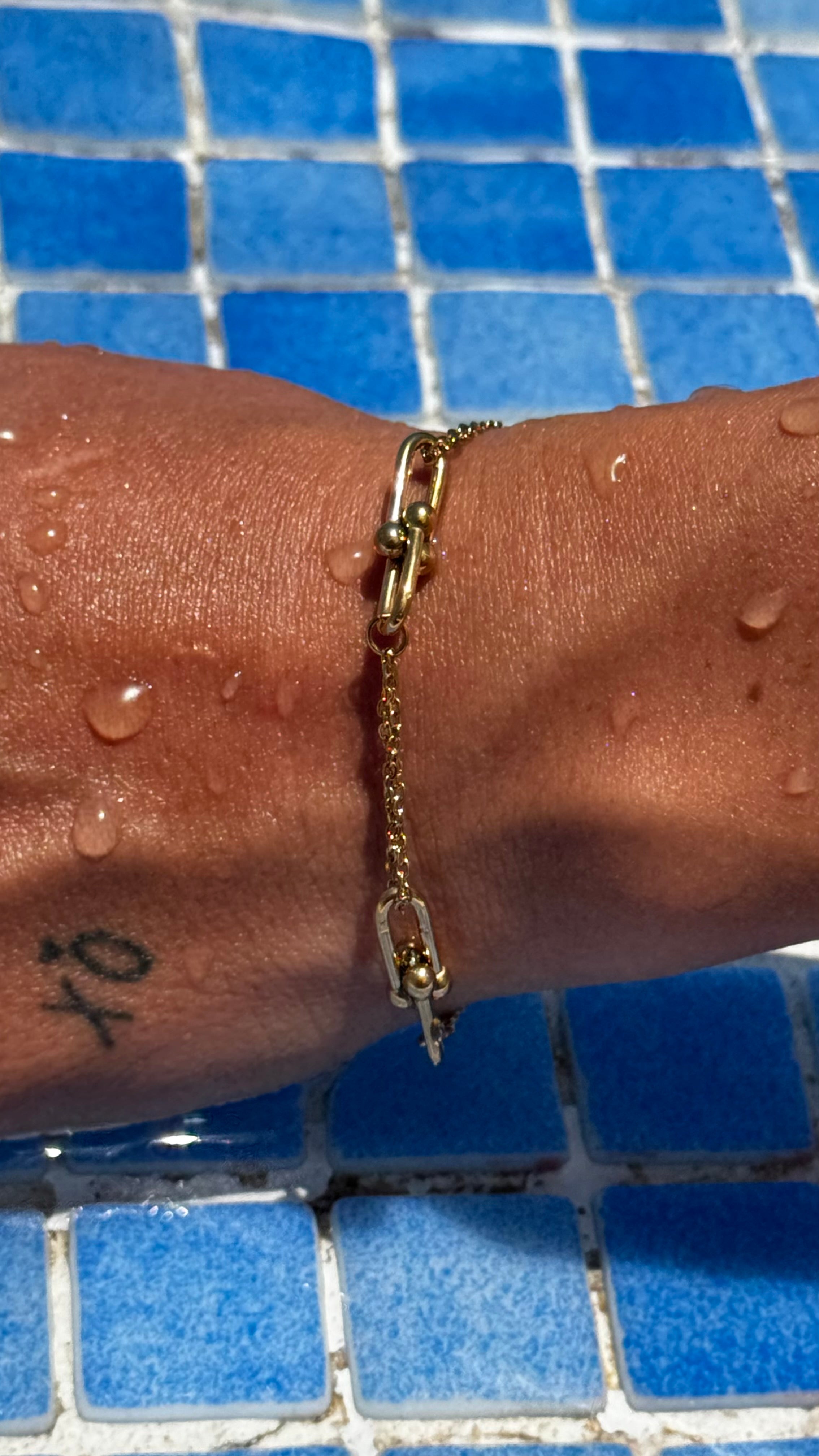 Link & Bead Bracelet