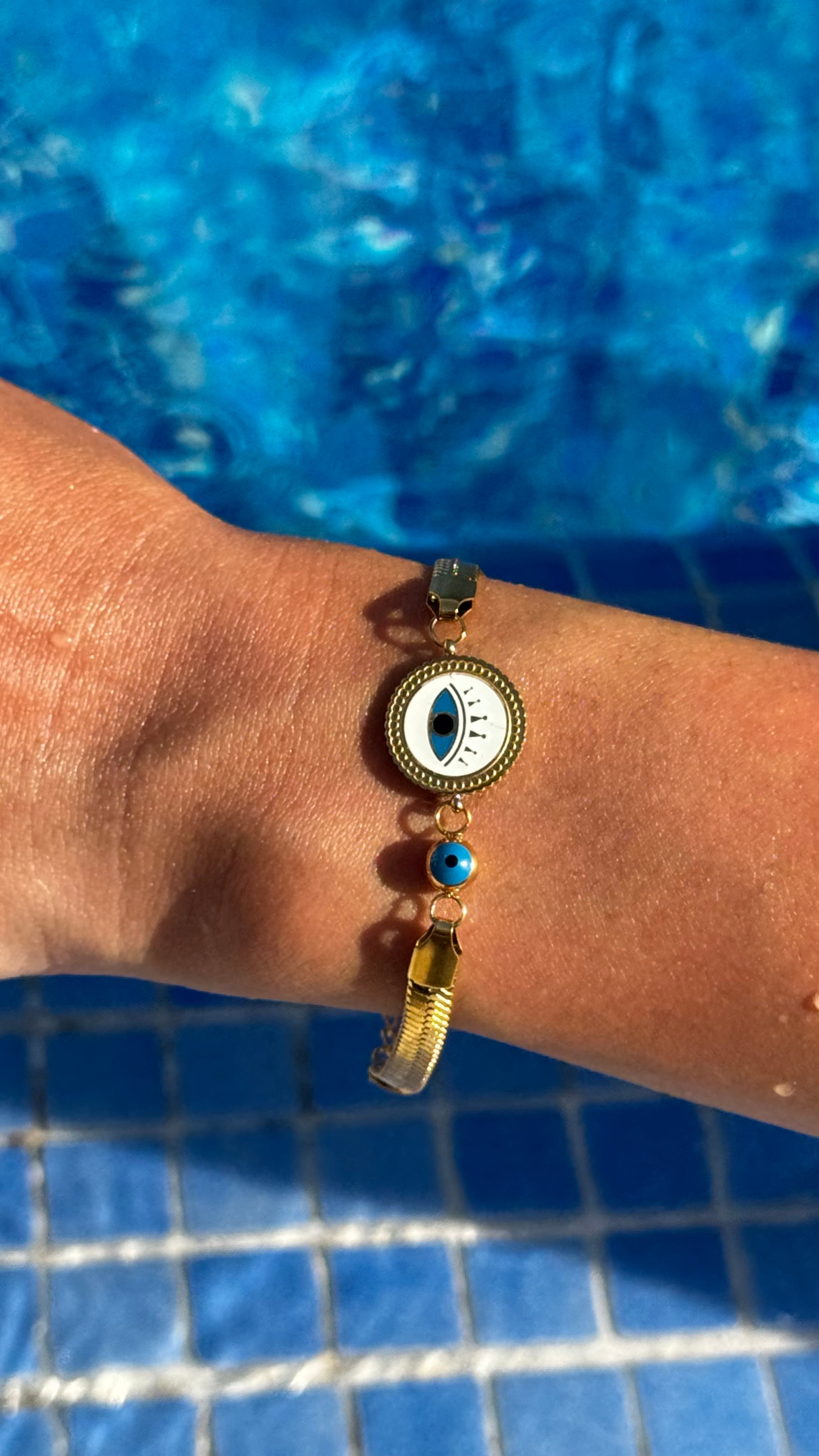 Blue Evil Eye Bracelet