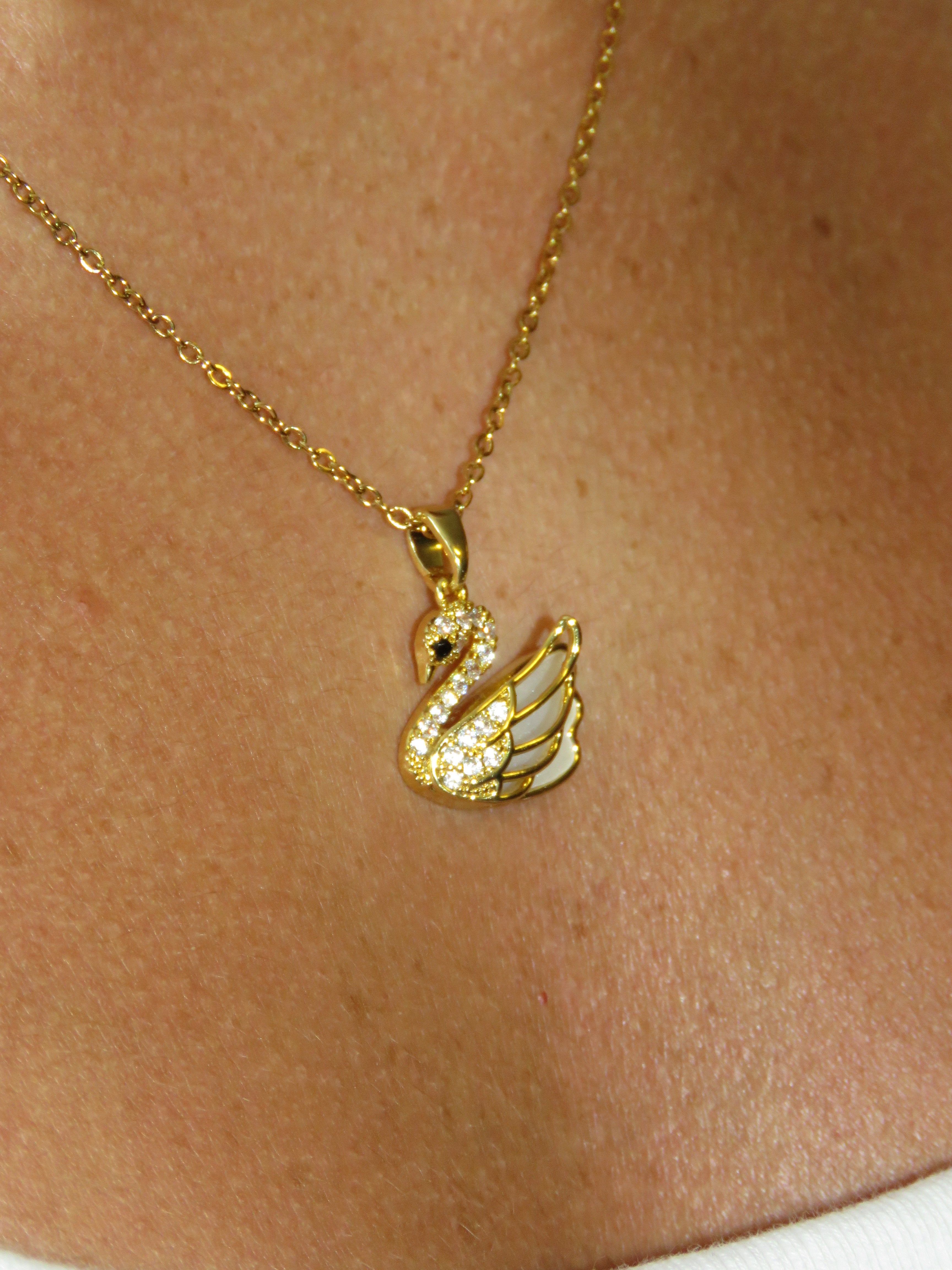 Swan Whisper Necklace