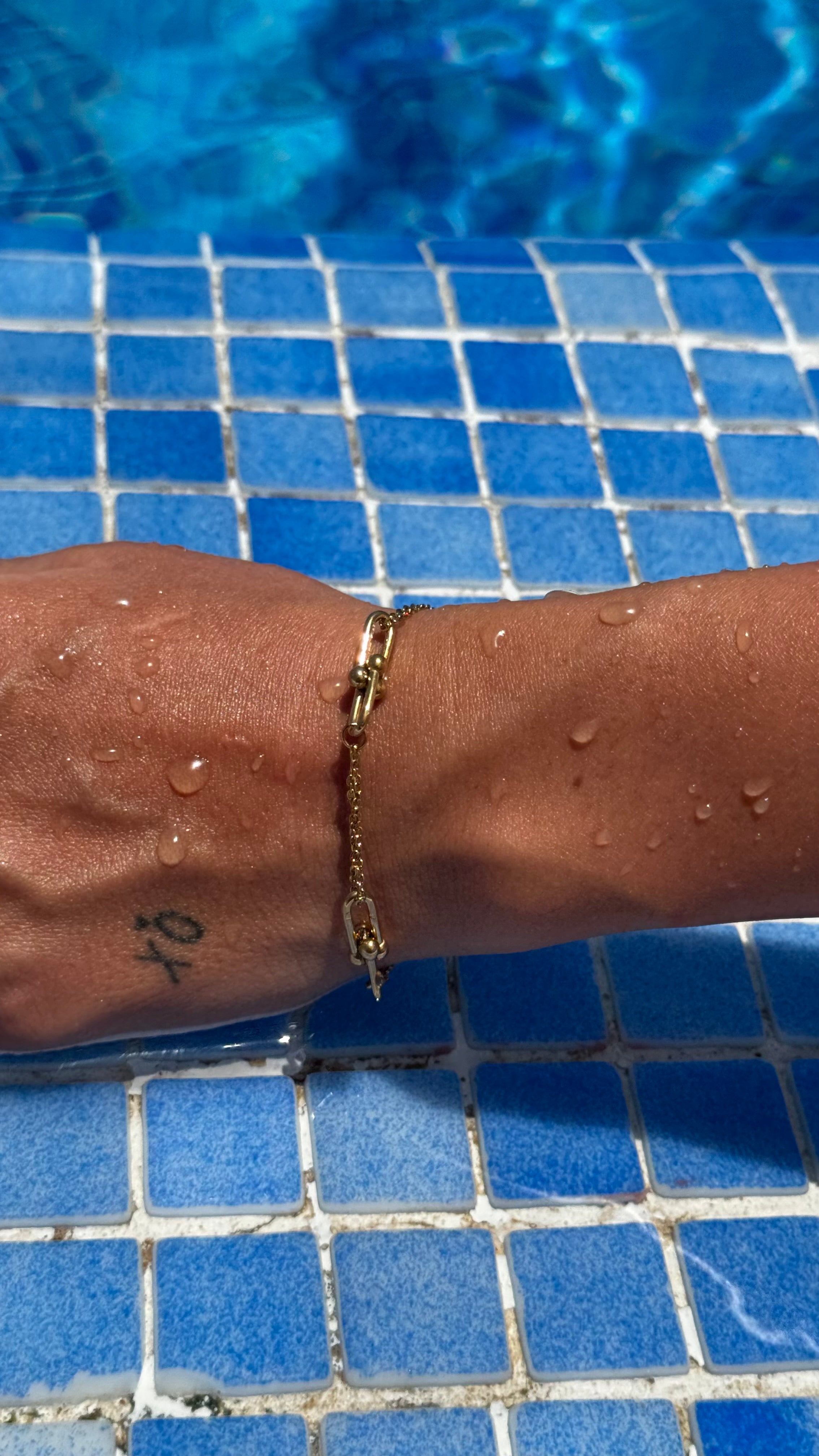 Link & Bead Bracelet