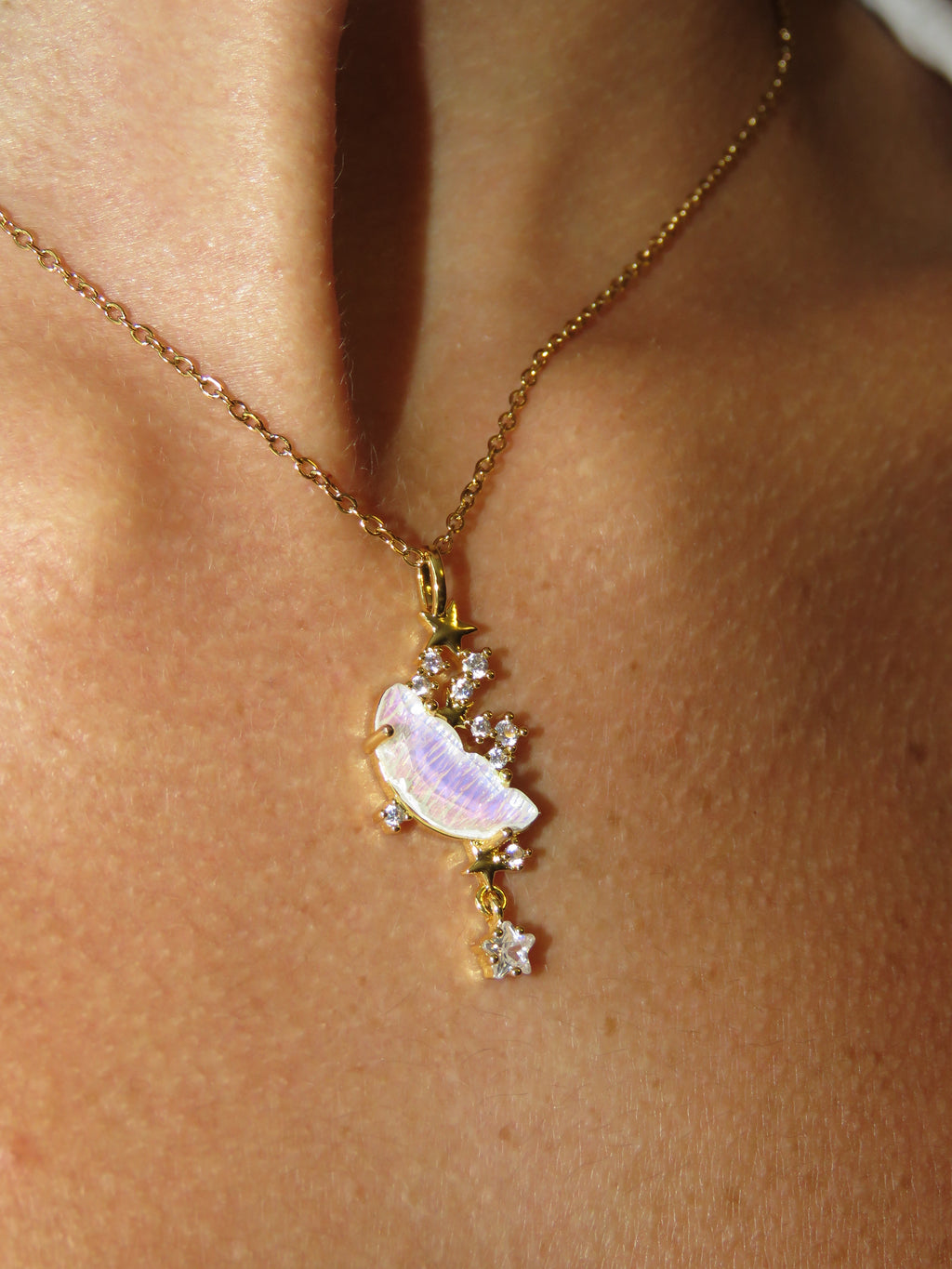 Moonlight Bird Necklace
