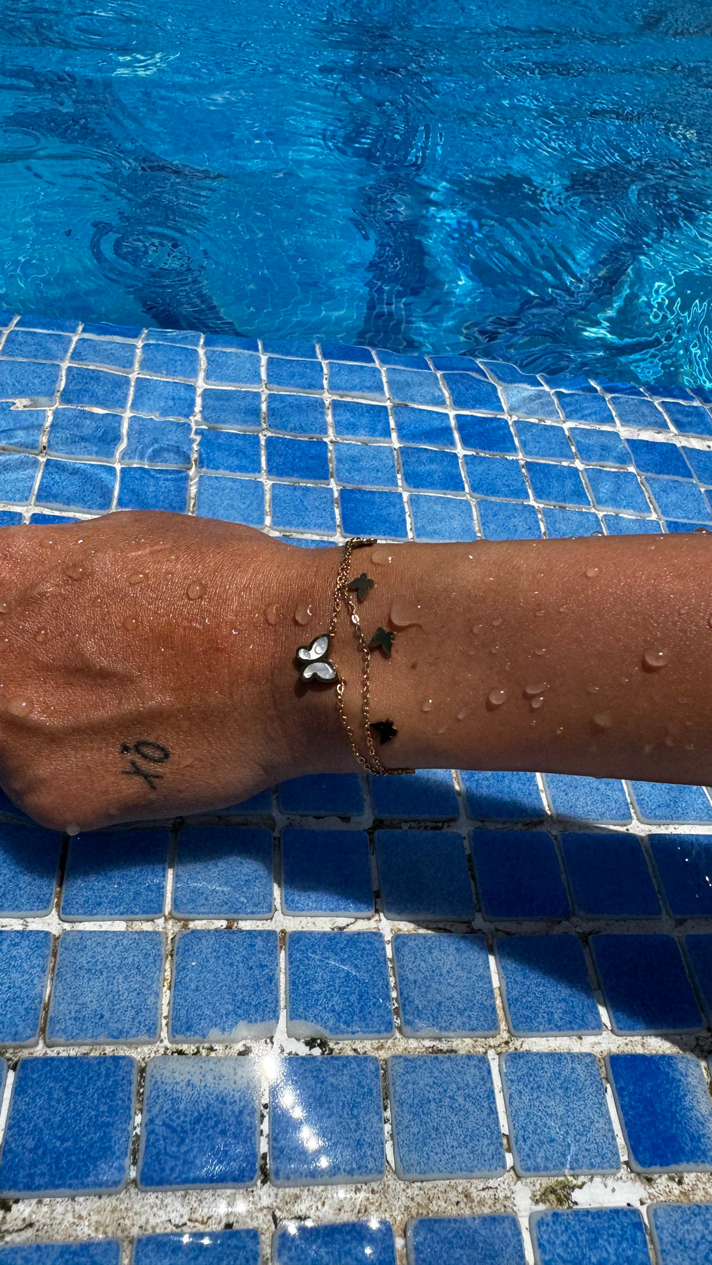 Mother of Pearl Butterfly Bracelet