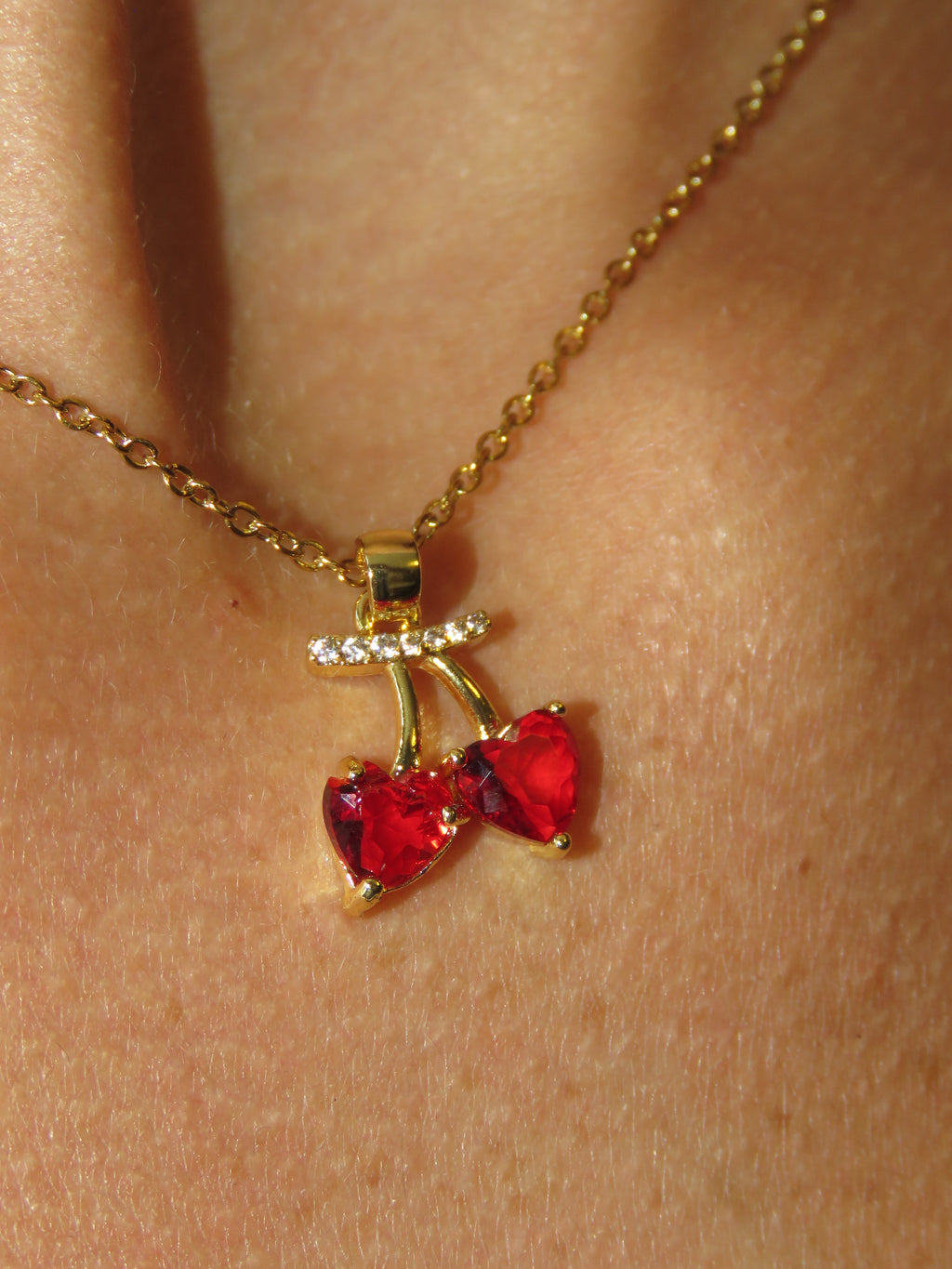 Ruby Cherry Bliss Necklace