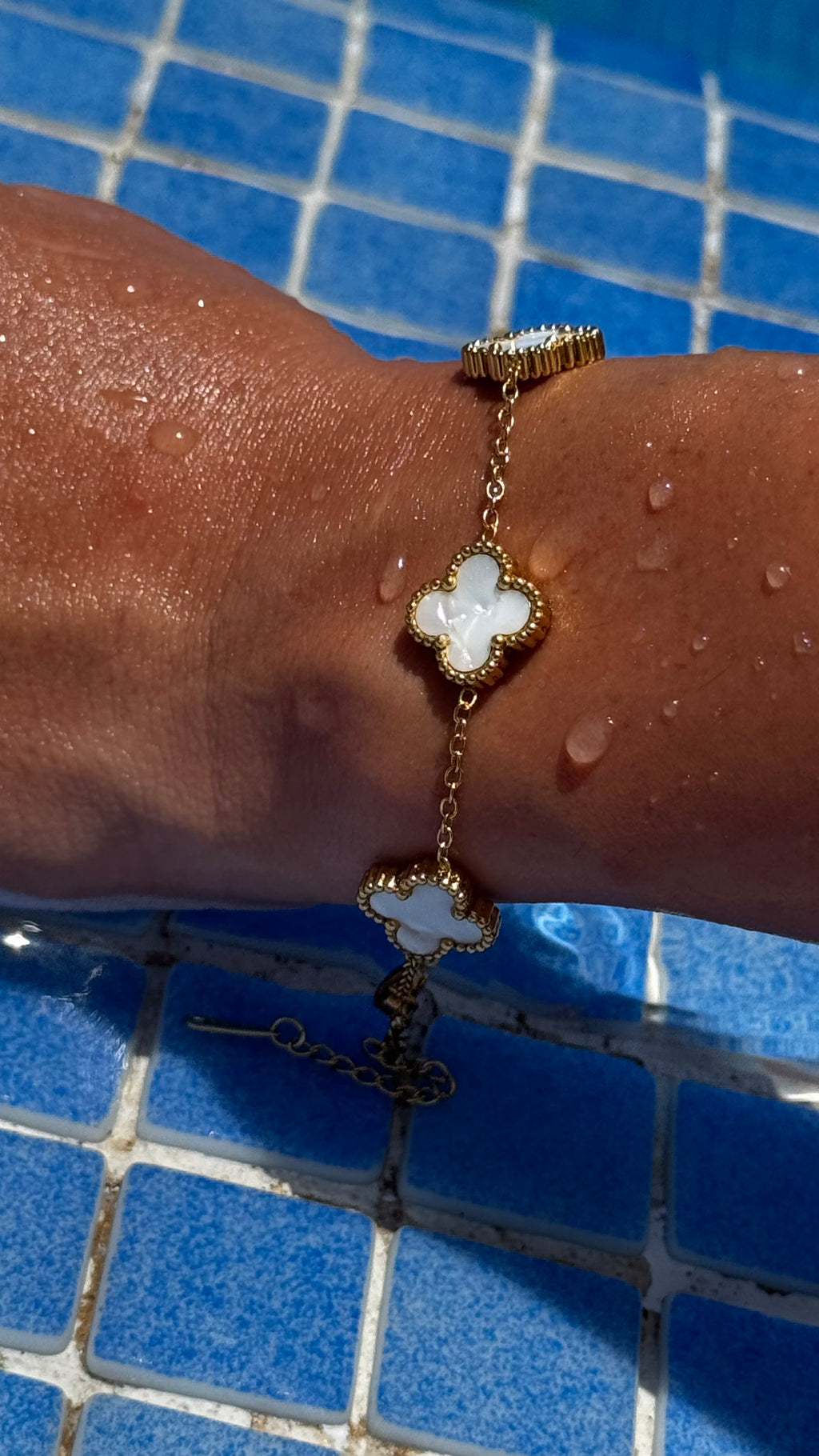 Pearl Clover Bracelet