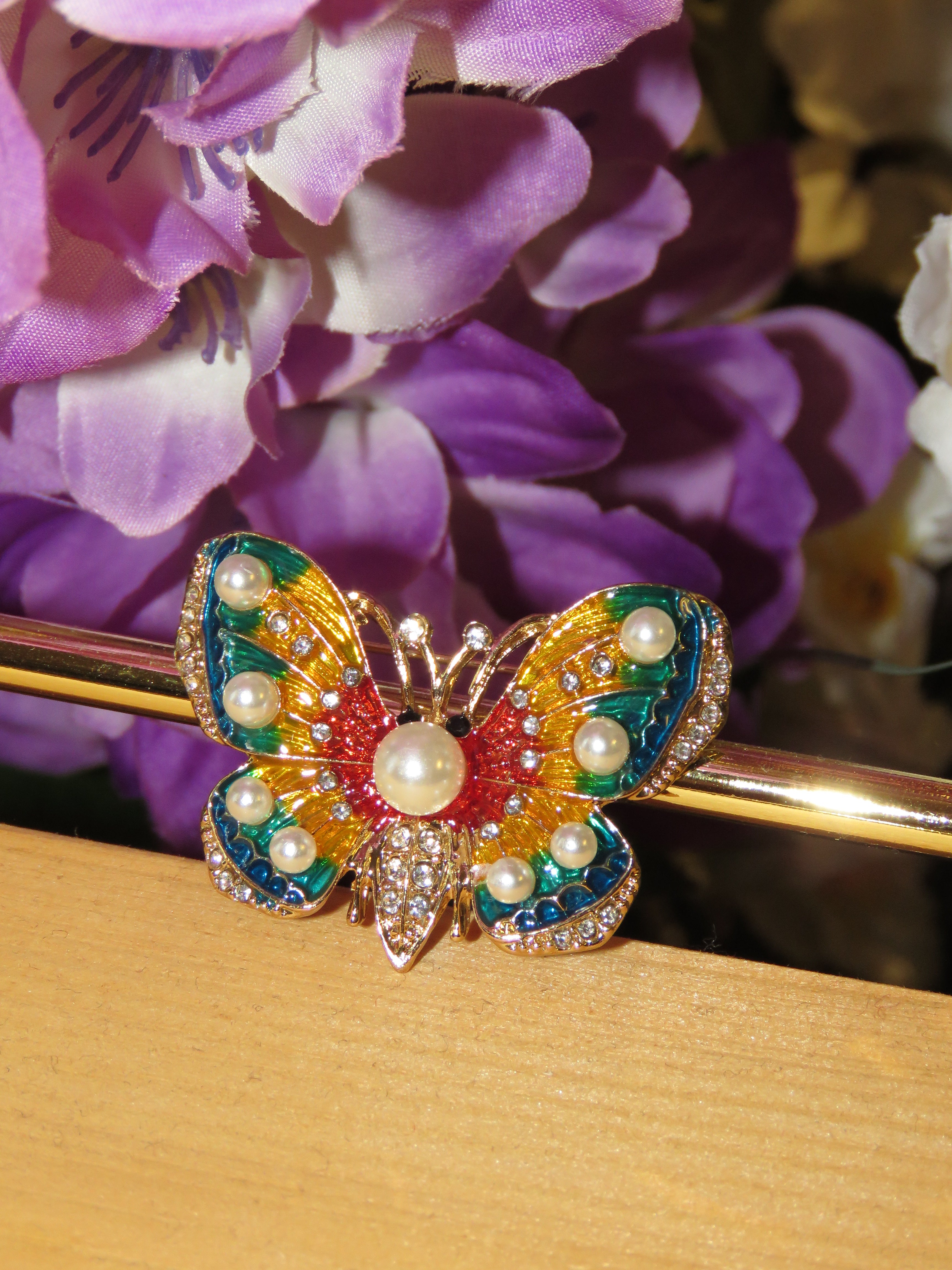 Aurora Wings Brooch