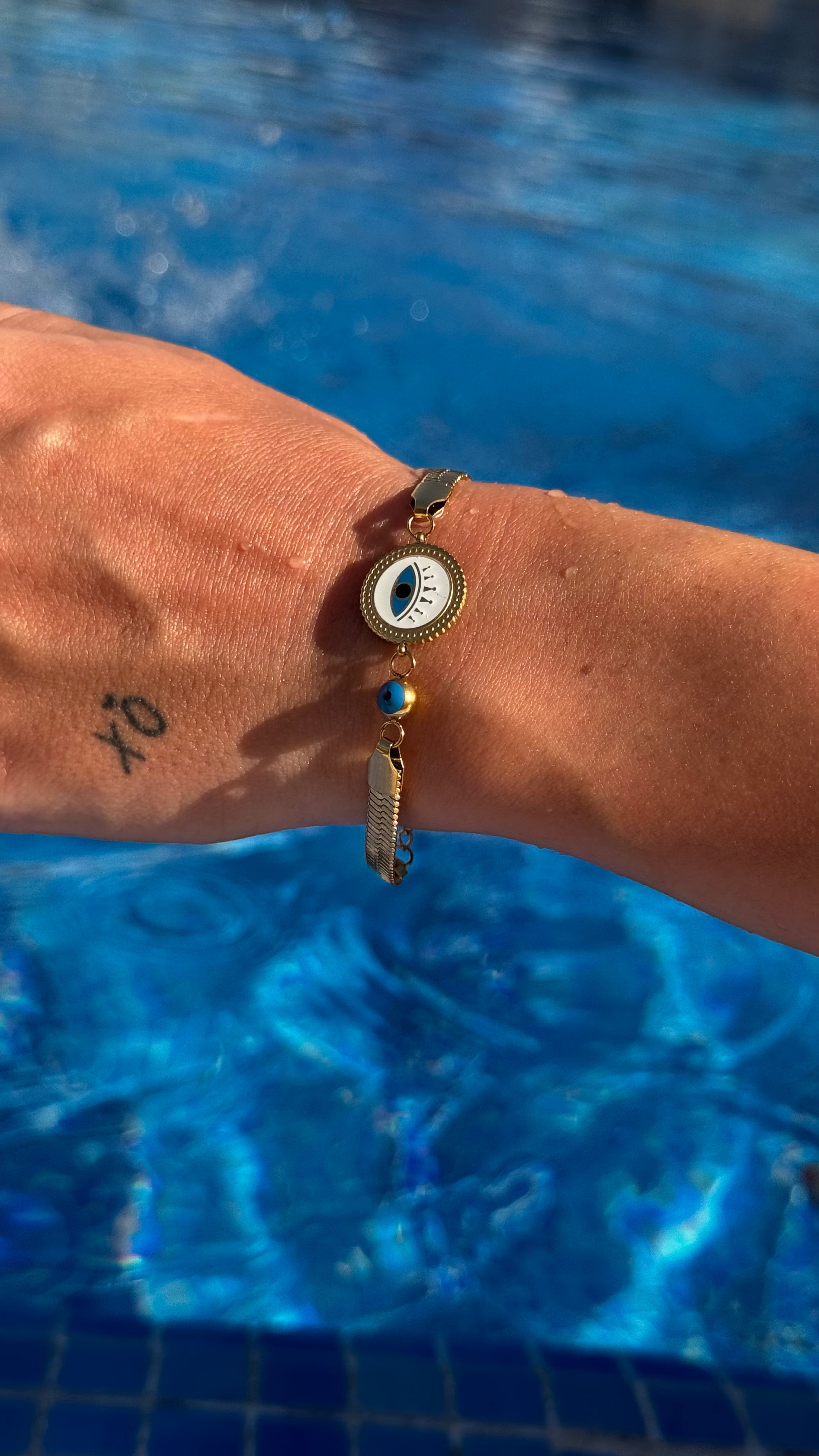 Blue Evil Eye Bracelet