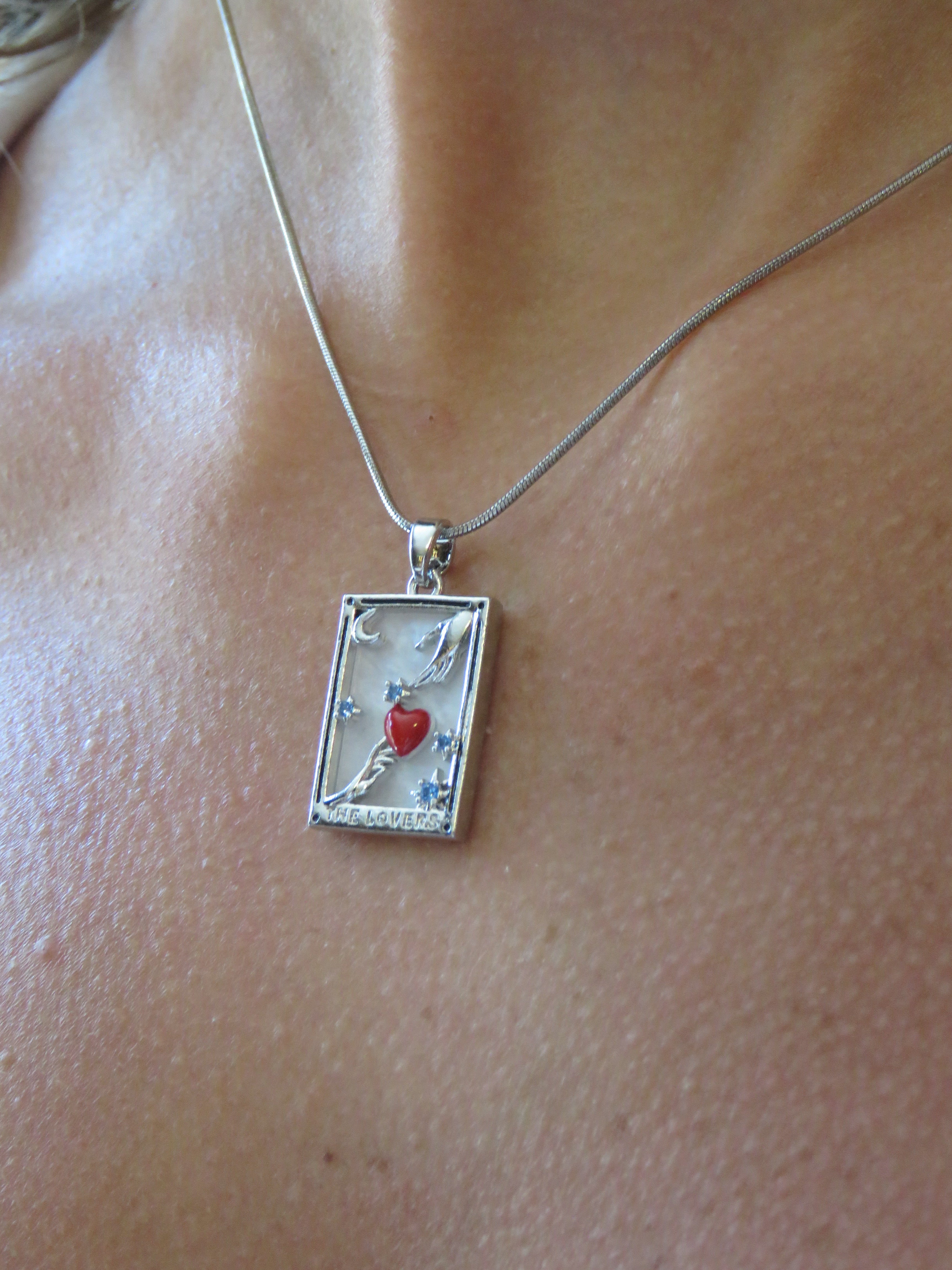 The Lovers Tarot Necklace