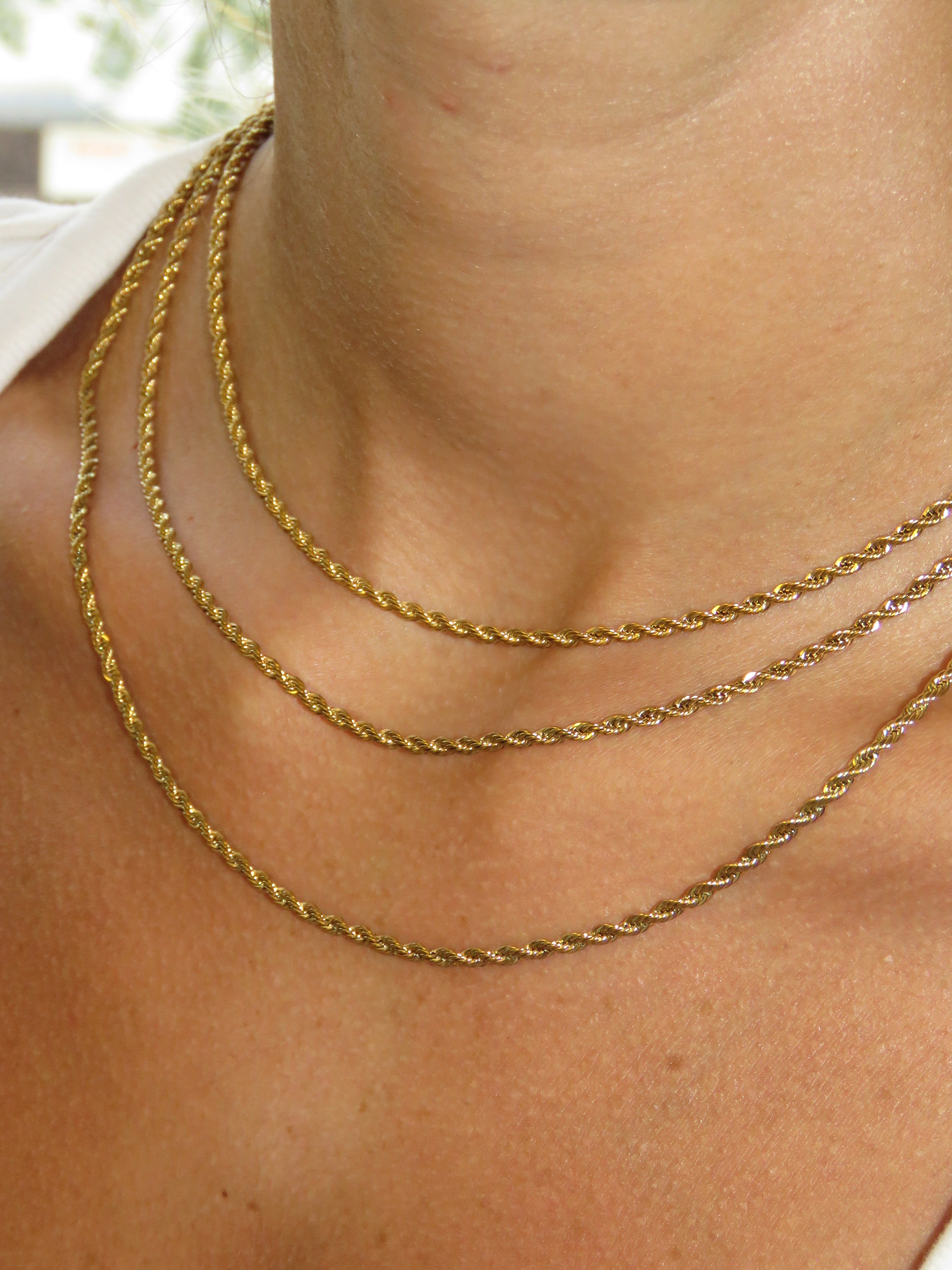 Gold Trio Necklace