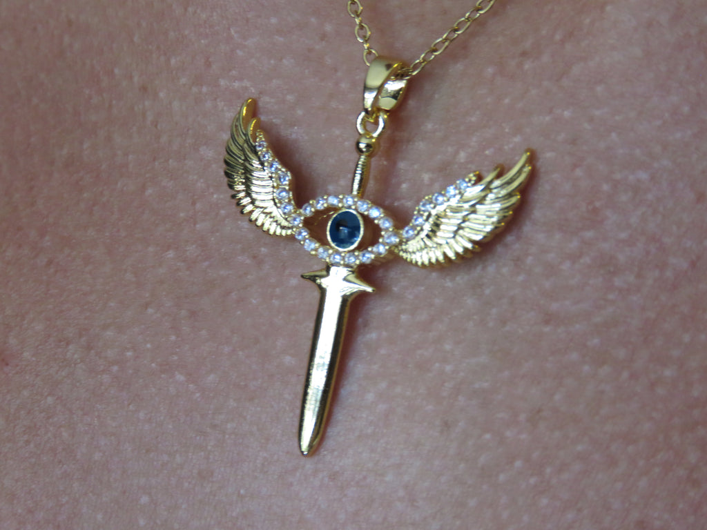 Celestial Guardian Sword Necklace