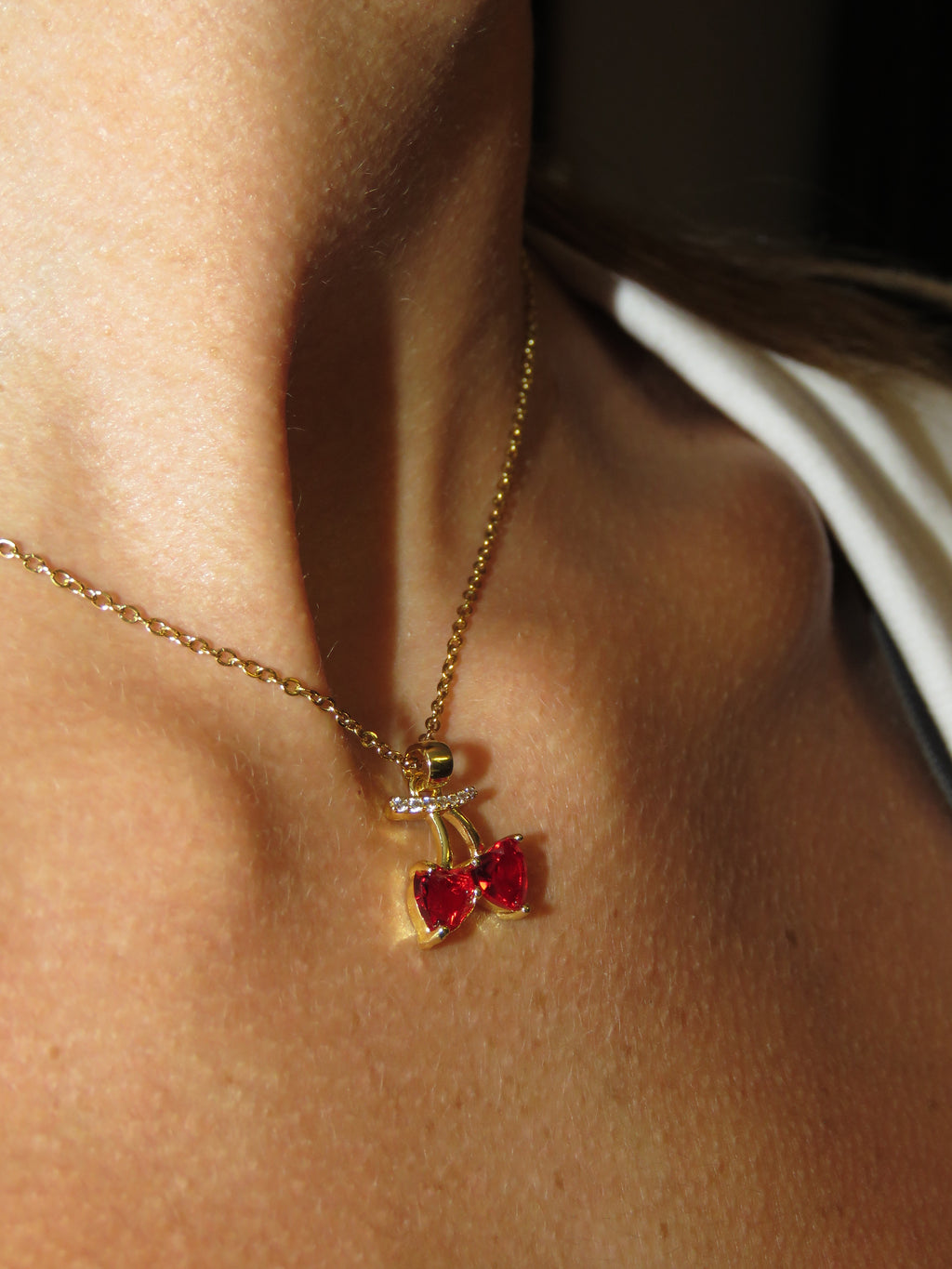 Ruby Cherry Bliss Necklace