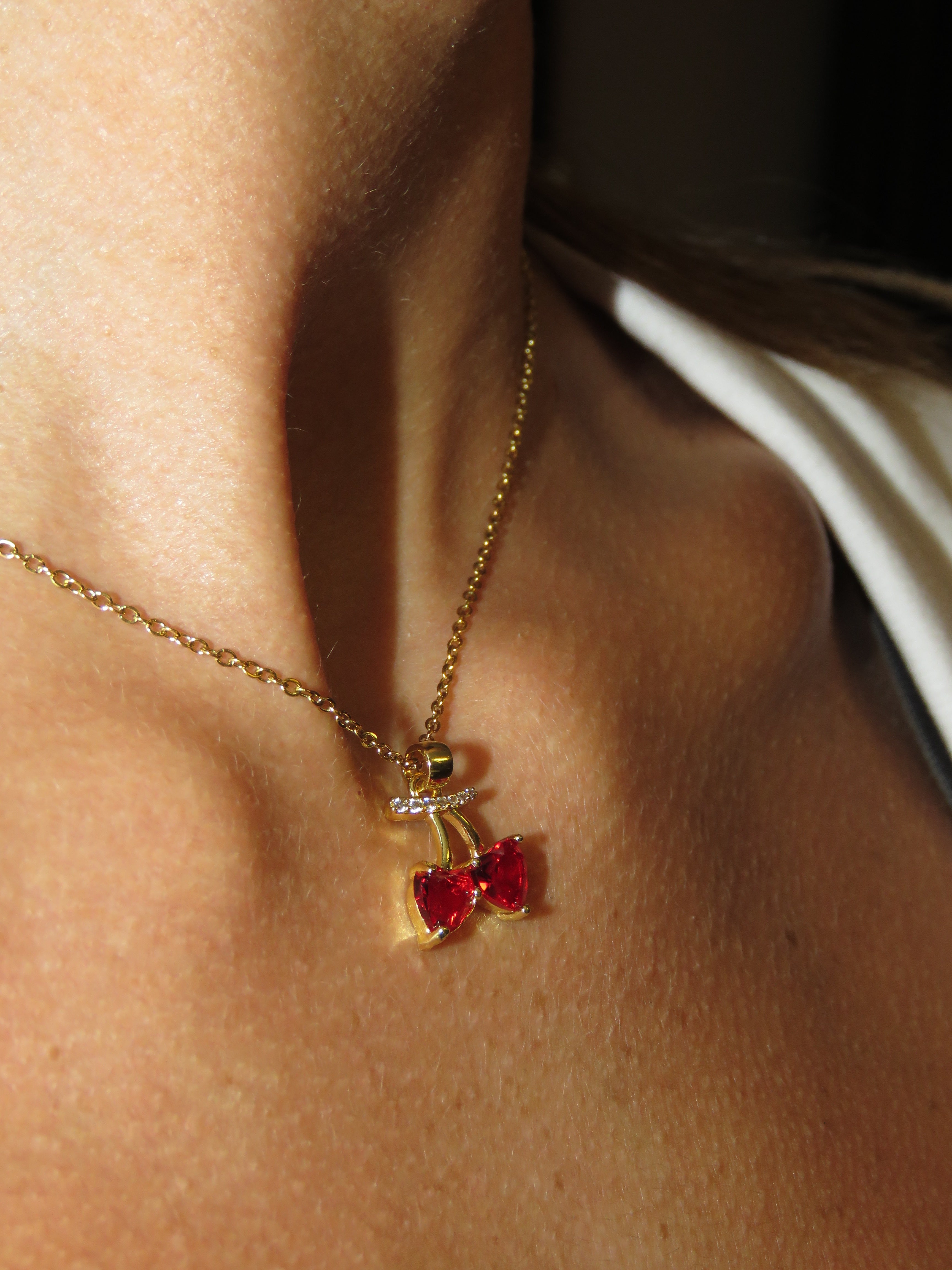 Ruby Cherry Bliss Necklace