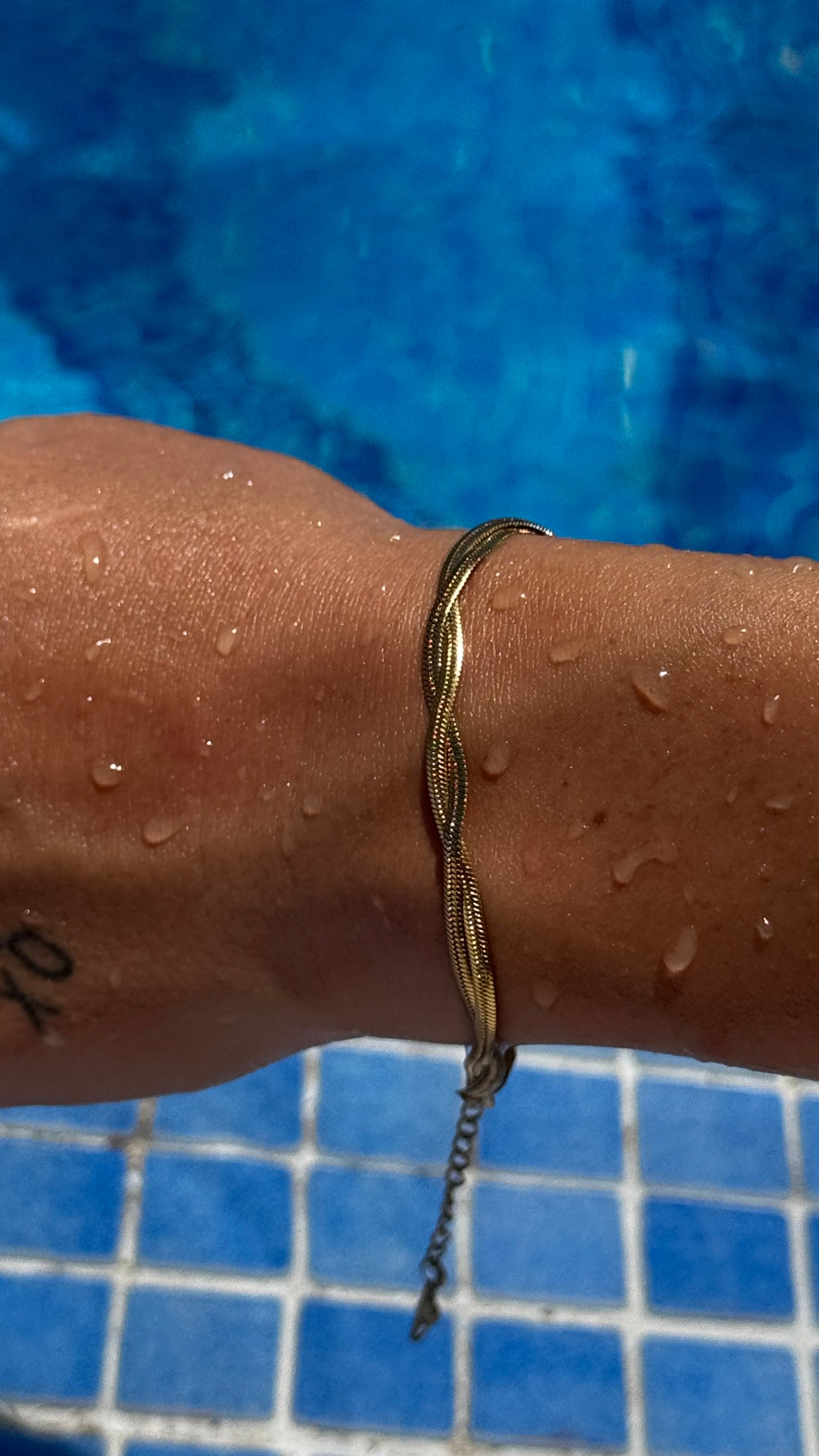 Twisted Snake Chain Bracelet