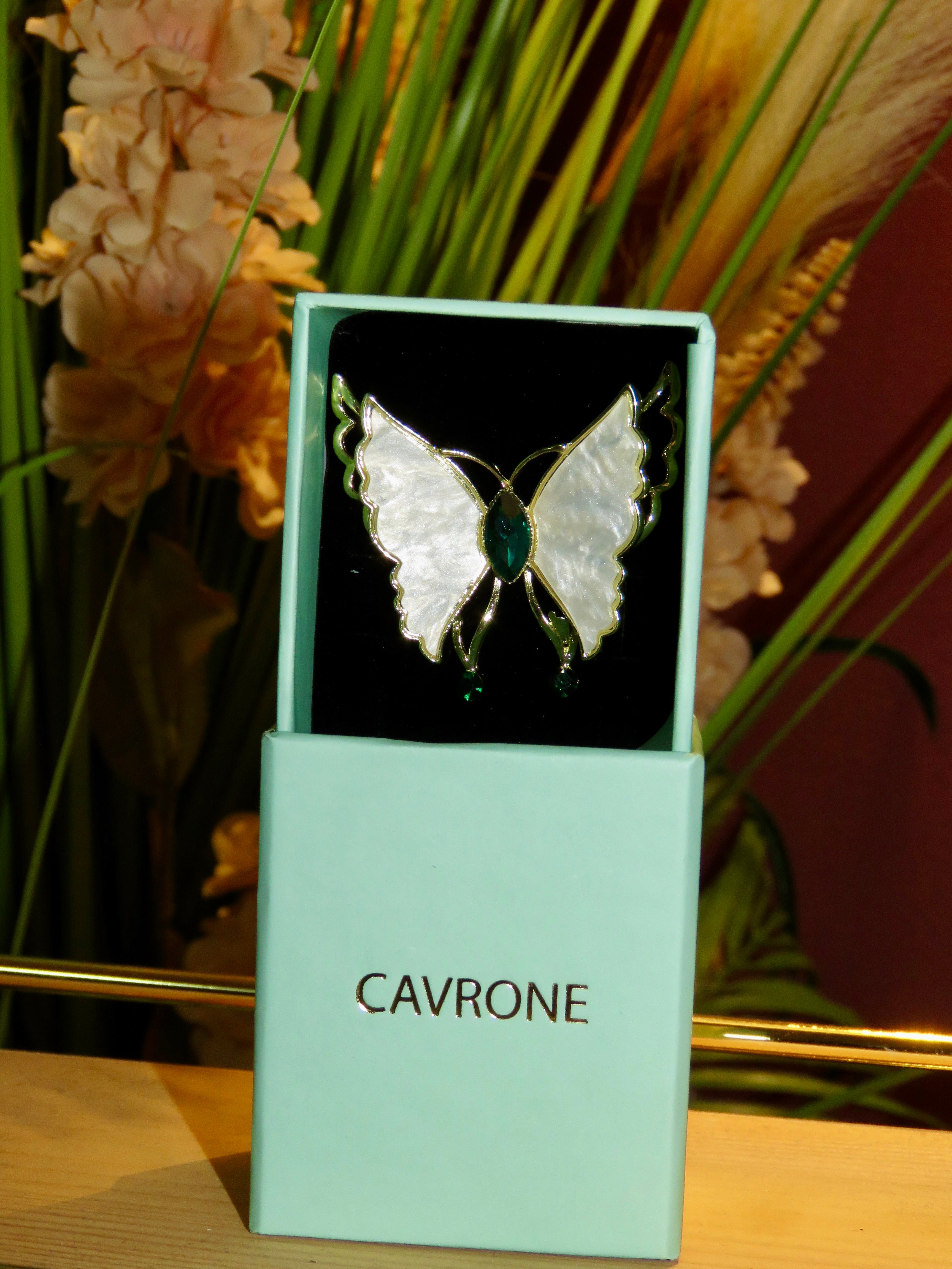 Moonlight Monarch Brooch